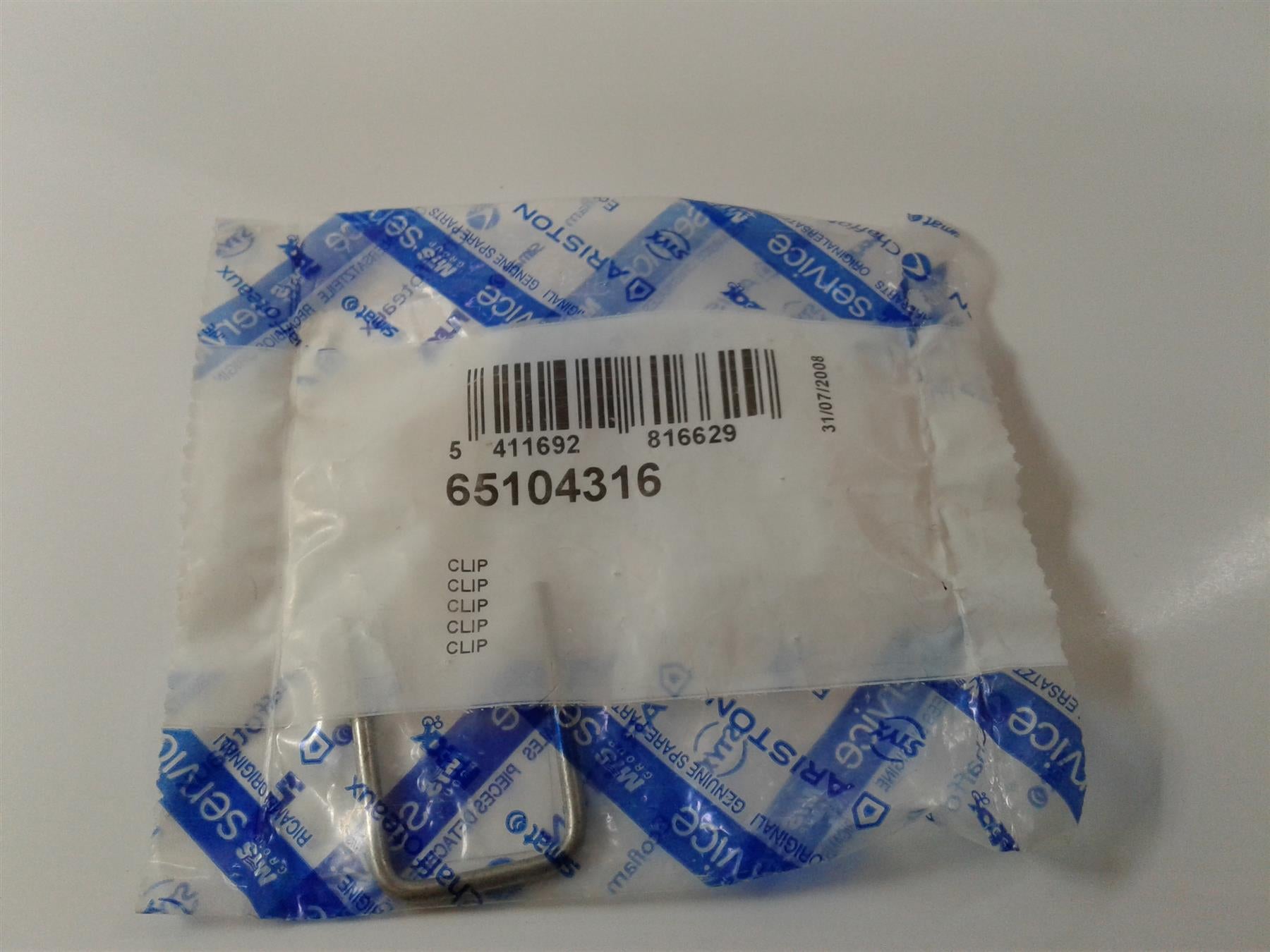 NEW ARISTON 65104316 CLIP