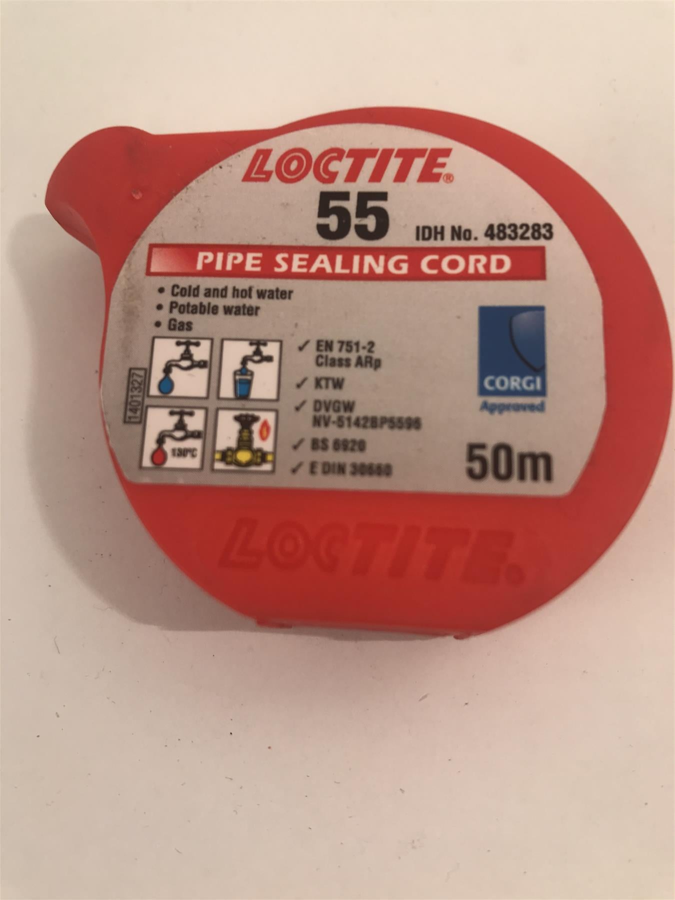 Loctite 55 Pipe Sealing Cord 50m