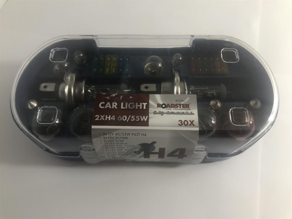 Roadster Car Light H4 30X Bulb Set 81276C