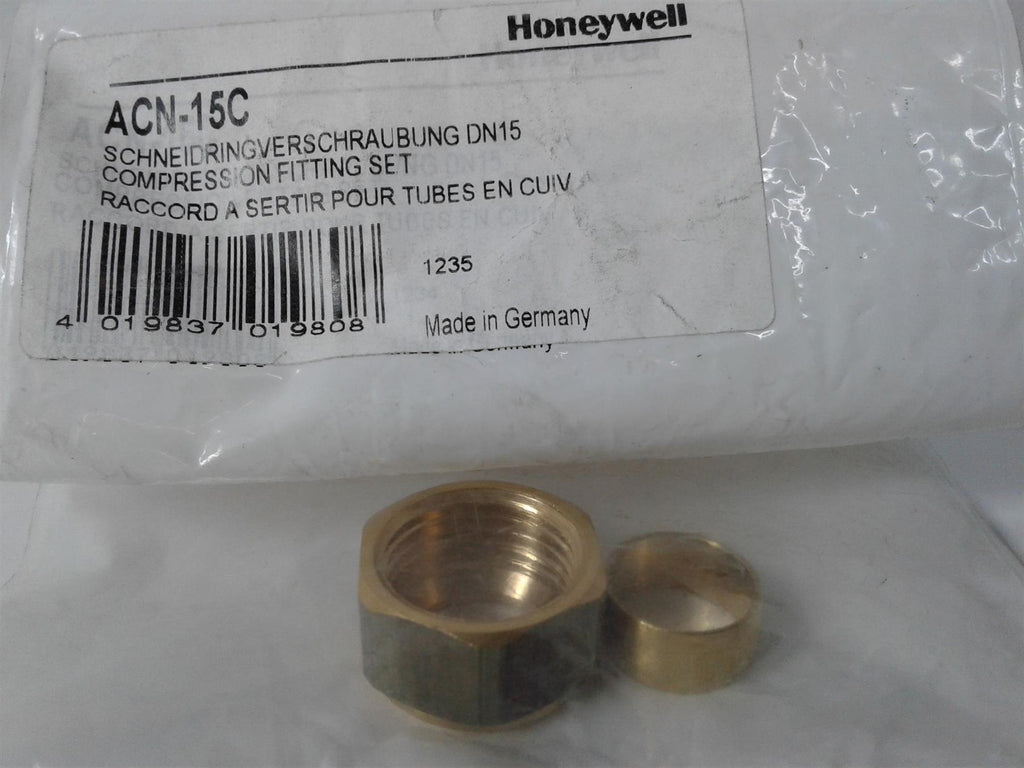 NEW HONEYWELL 15MM COMPRESSOR FITTING SET ANC-15C