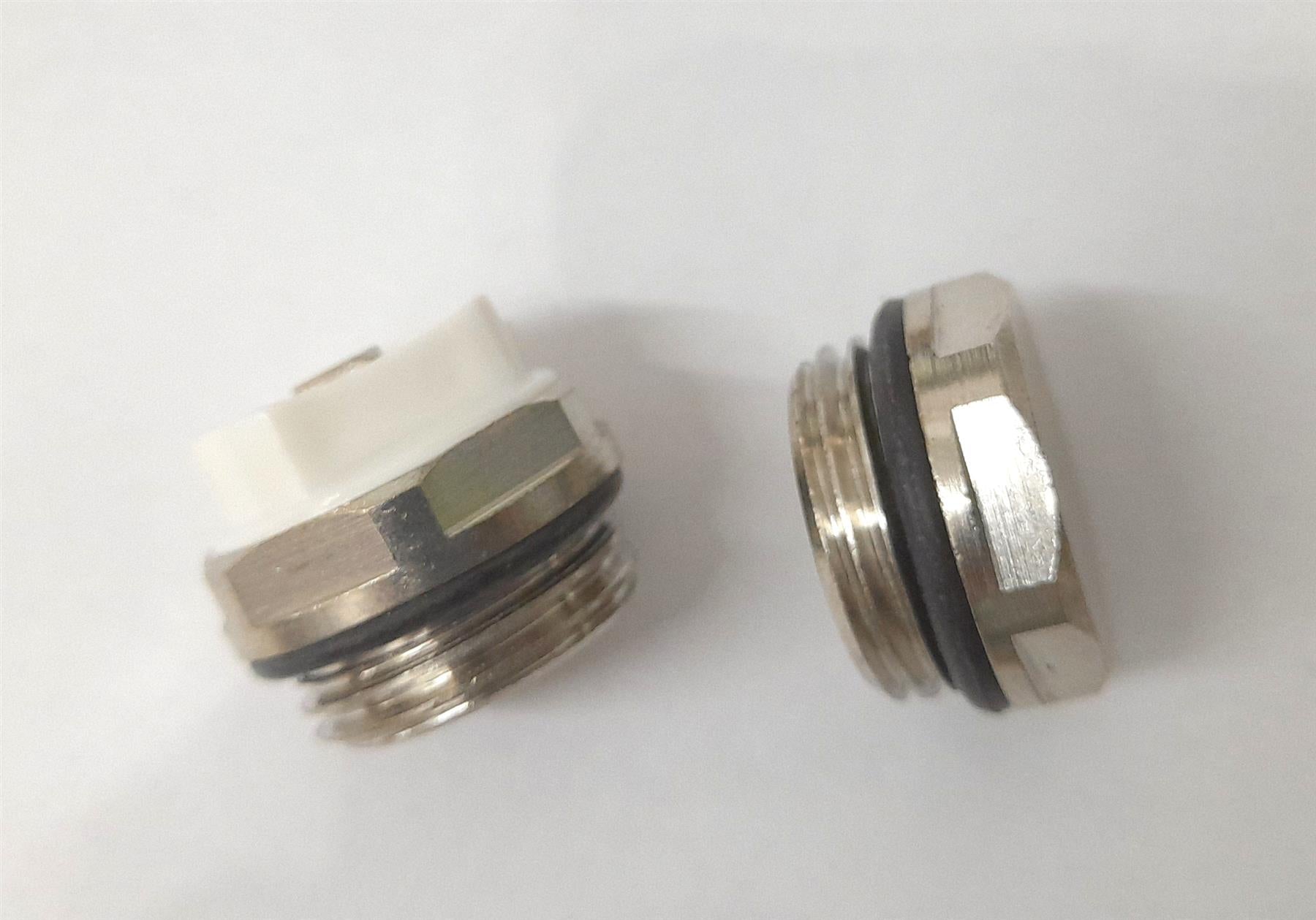 MANUAL RADIATOR AIR VENT BLEED PLUG VALVE BLANK CAP 1/2"