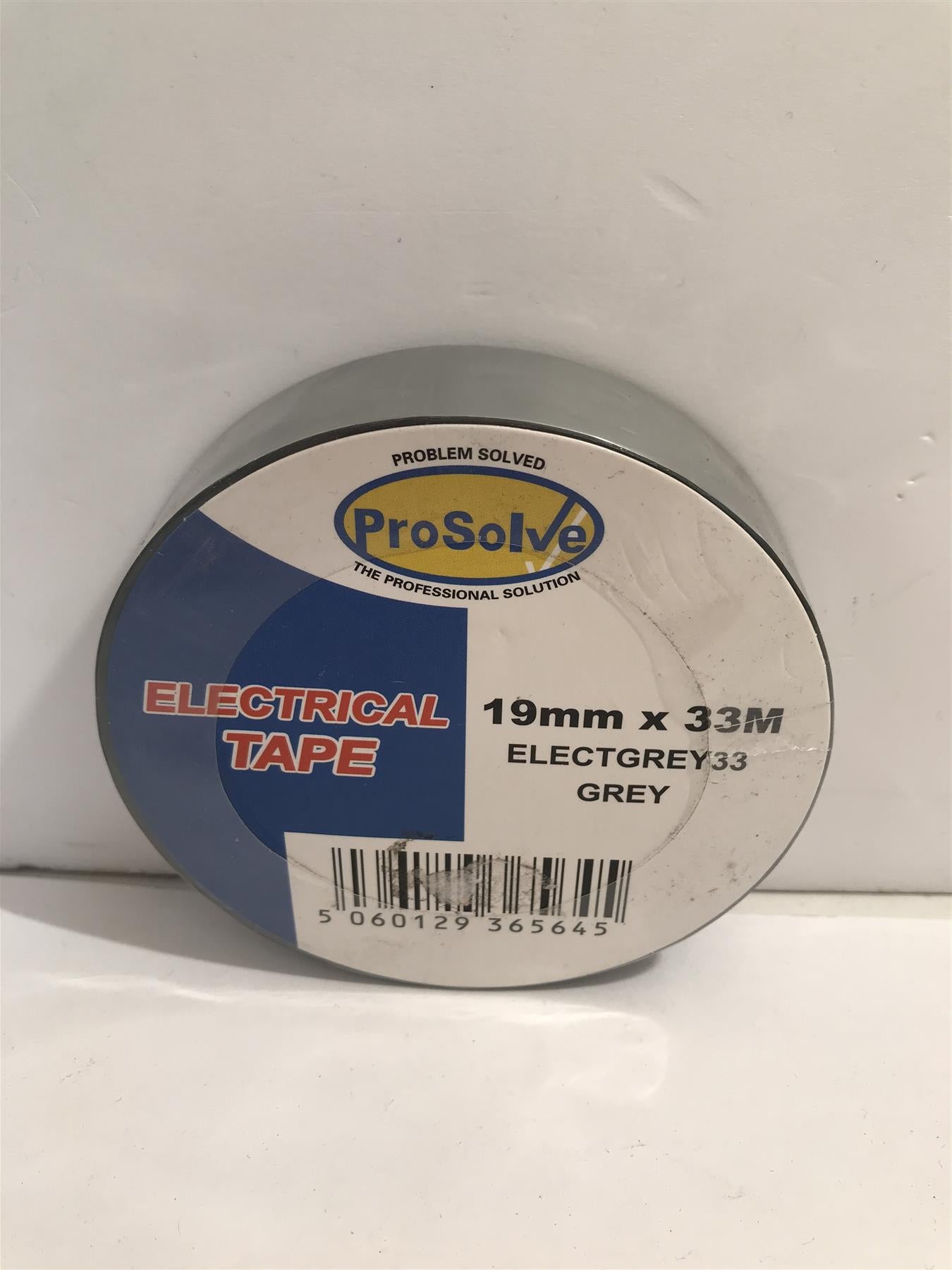 Prosolve Electrical Tape Grey  19mm x 33m  ELECTGREY33
