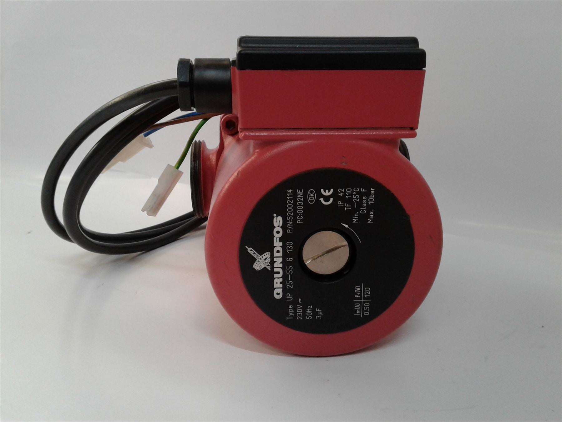 NEW GRUNDFOS UP 25-55 G 130 CIRCULATOR PUMP HEAD AND PUMP BODY 230V