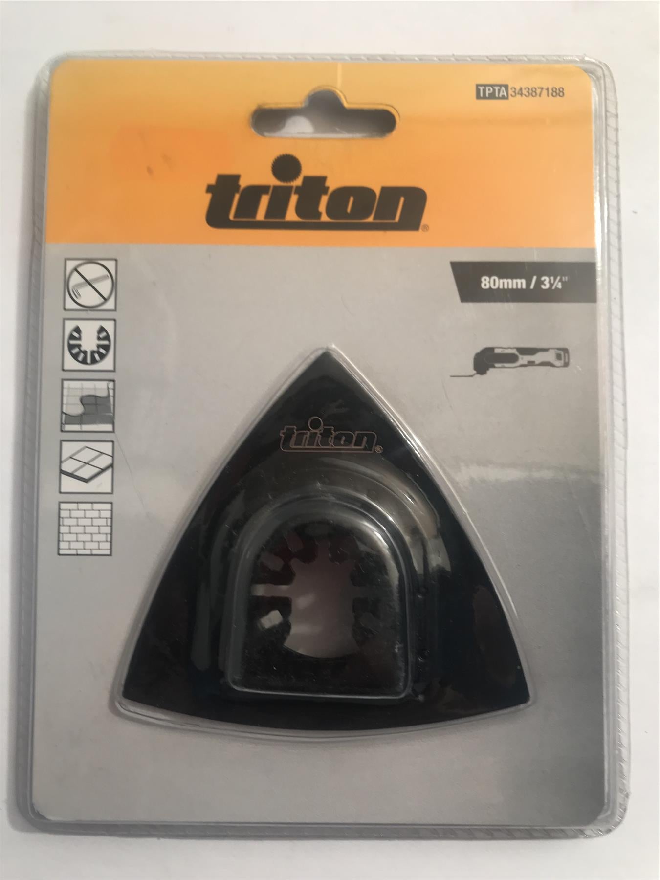 Triton Triangular Tungsten Carbide Rasp - 80mm / 3¼"   387188