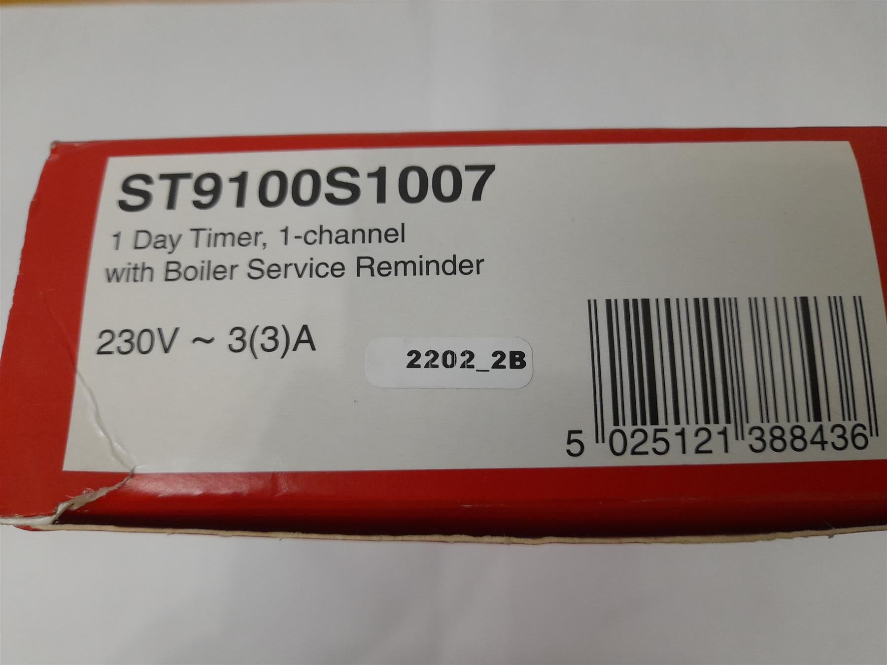 Honeywell ST9100S1007 1 Day 1 Channel Programmer with Service Reminder