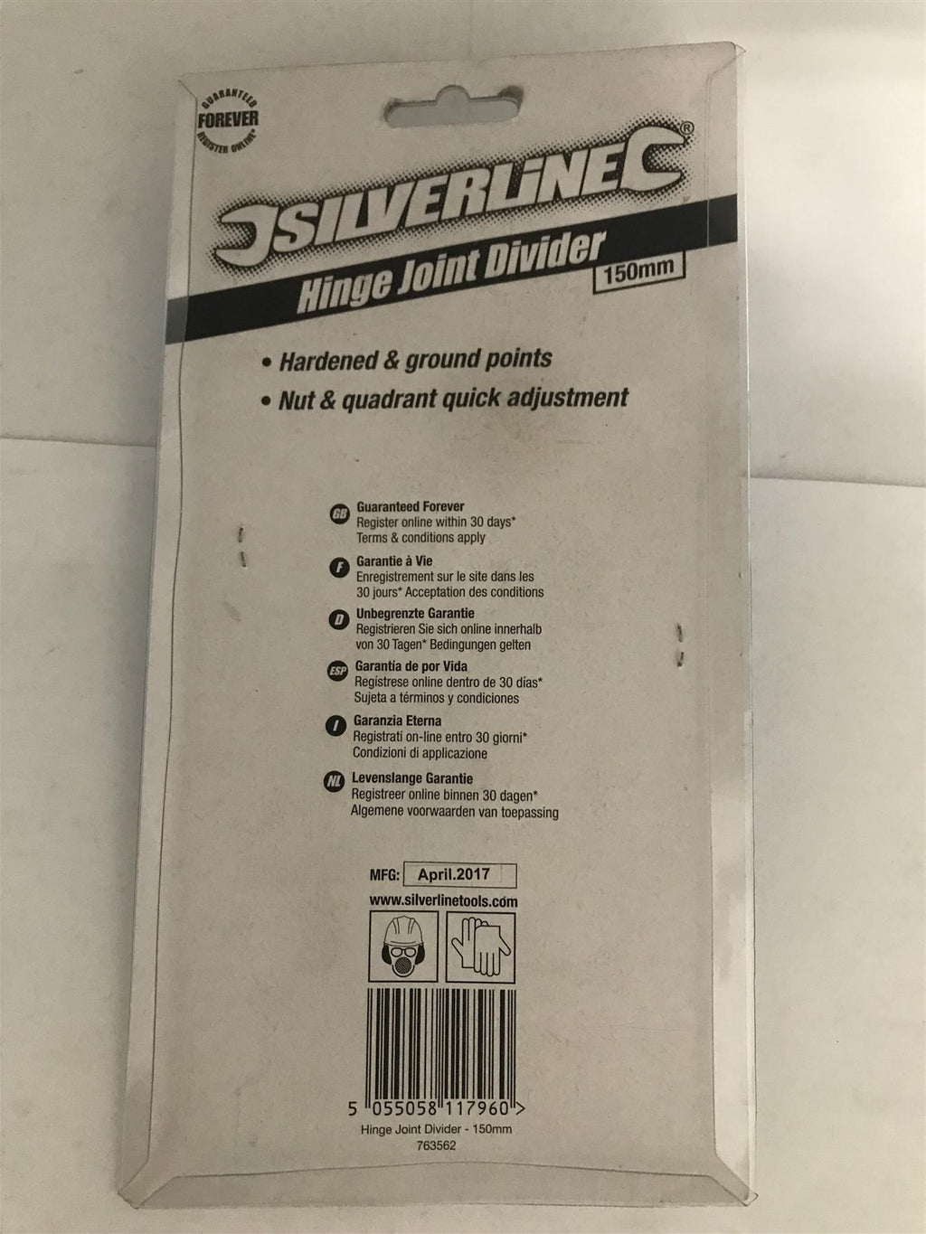 Silverline Hing Joint Divider 150mm  763562