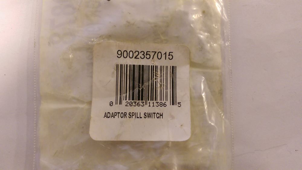 NEW JOHNSON & STARLEY ADAPTOR SPILL SWITCH GC E61029 9002357 900235715 S00878