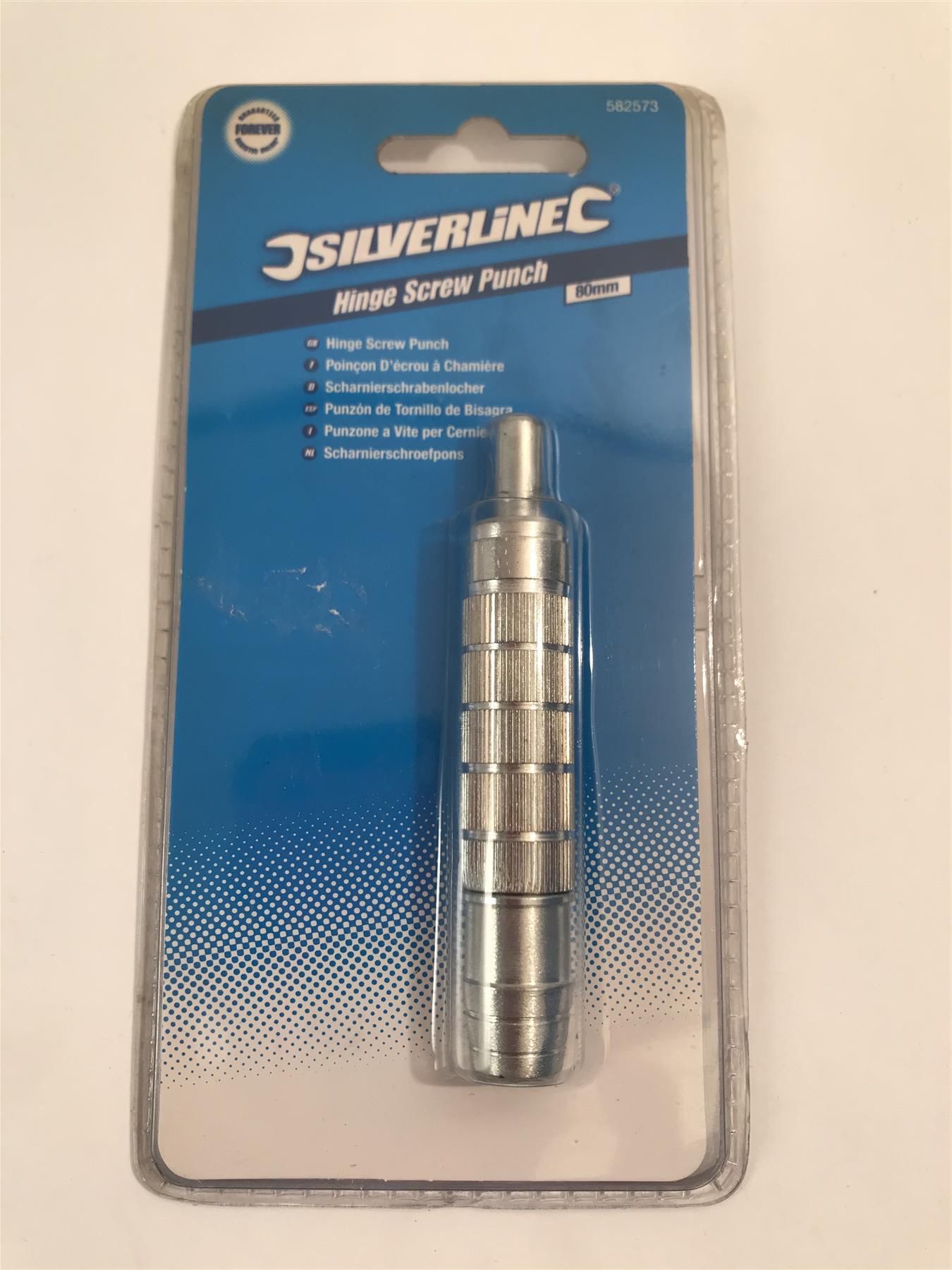 Silverline Hinge Screw Punch 80mm