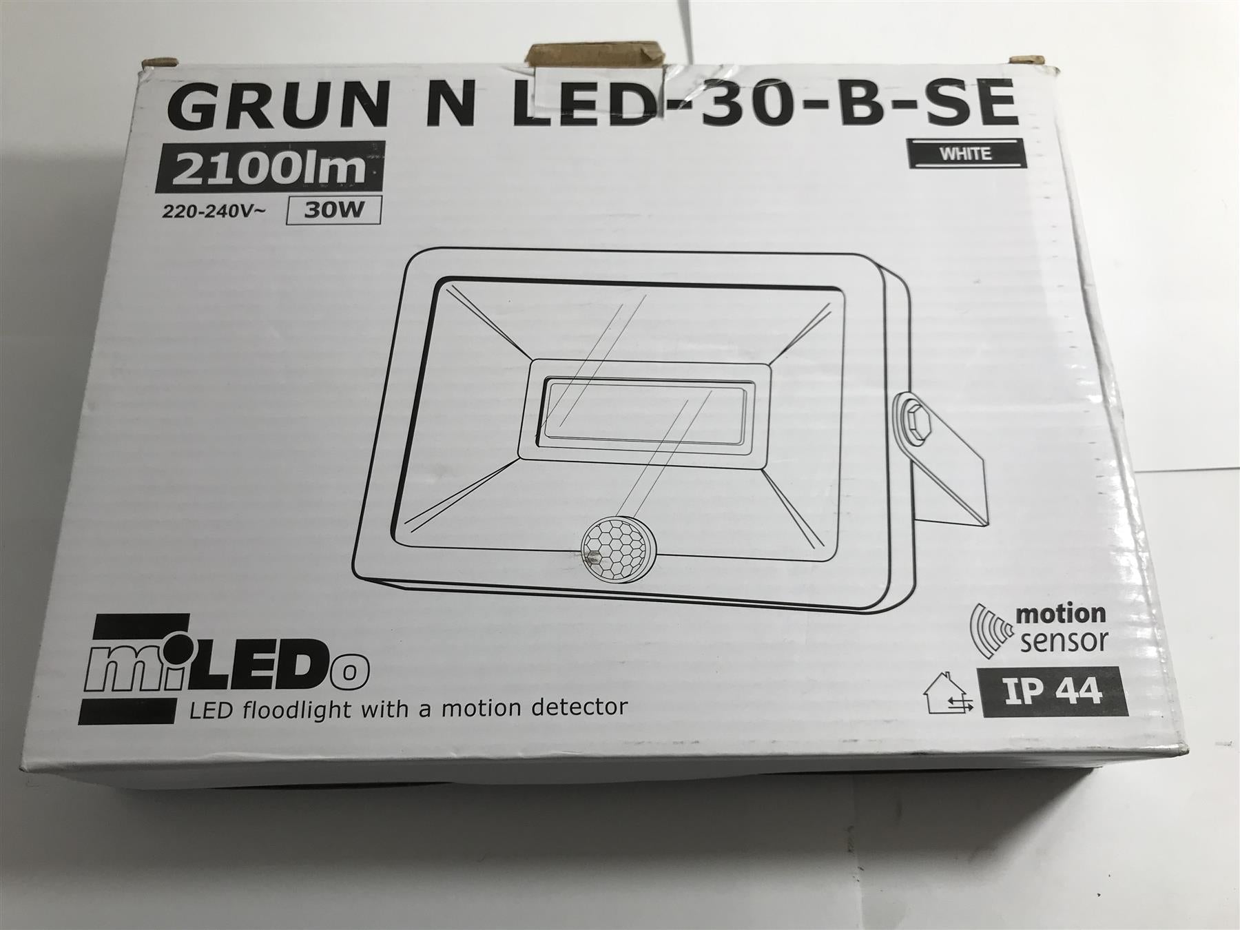 KANLUX Grun N LED 30 B SE LED 2100lm White Motion Sensor IP44 30326