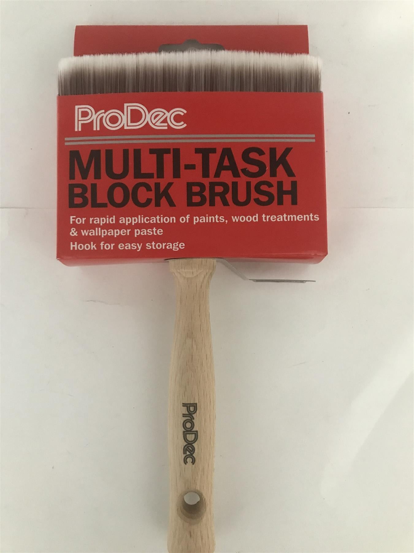 ProDec Multi Task Block Brush 120x30mm with storage hook