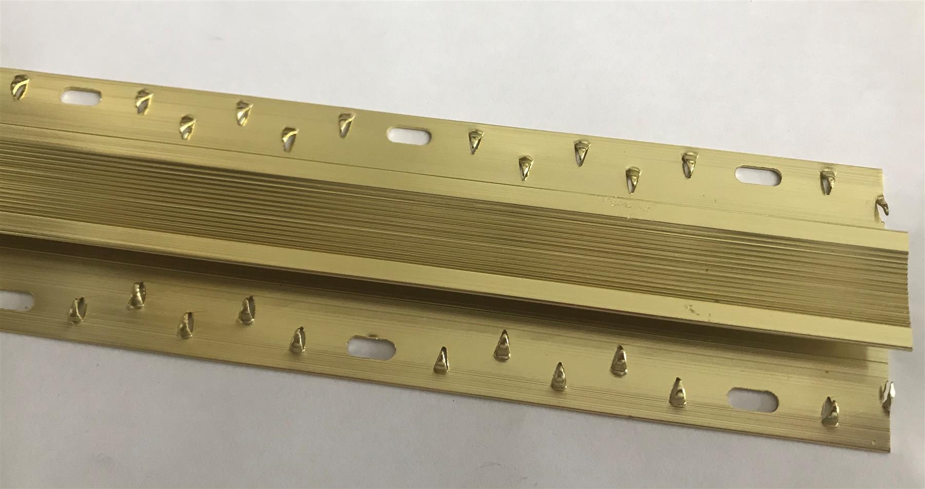 Newtech Double Edge Carpet to Carpet Door Trim Gold 900mm