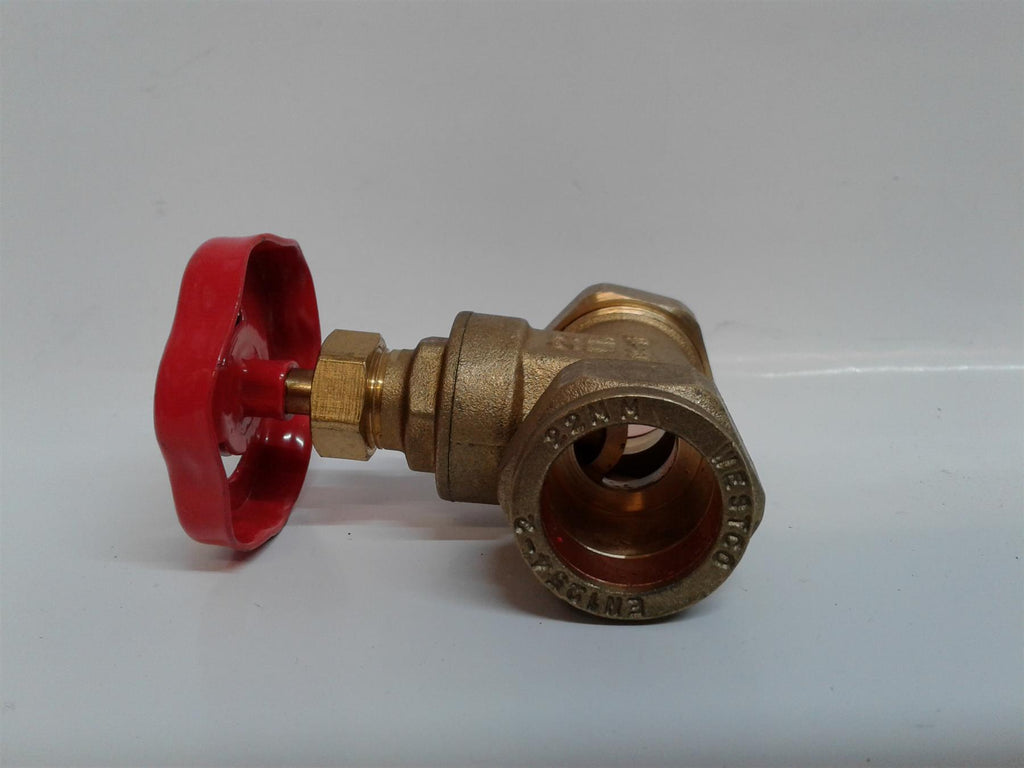 NEW WESTCO BRASS copper compression wheel head gate valvE 22mm MM 08-17