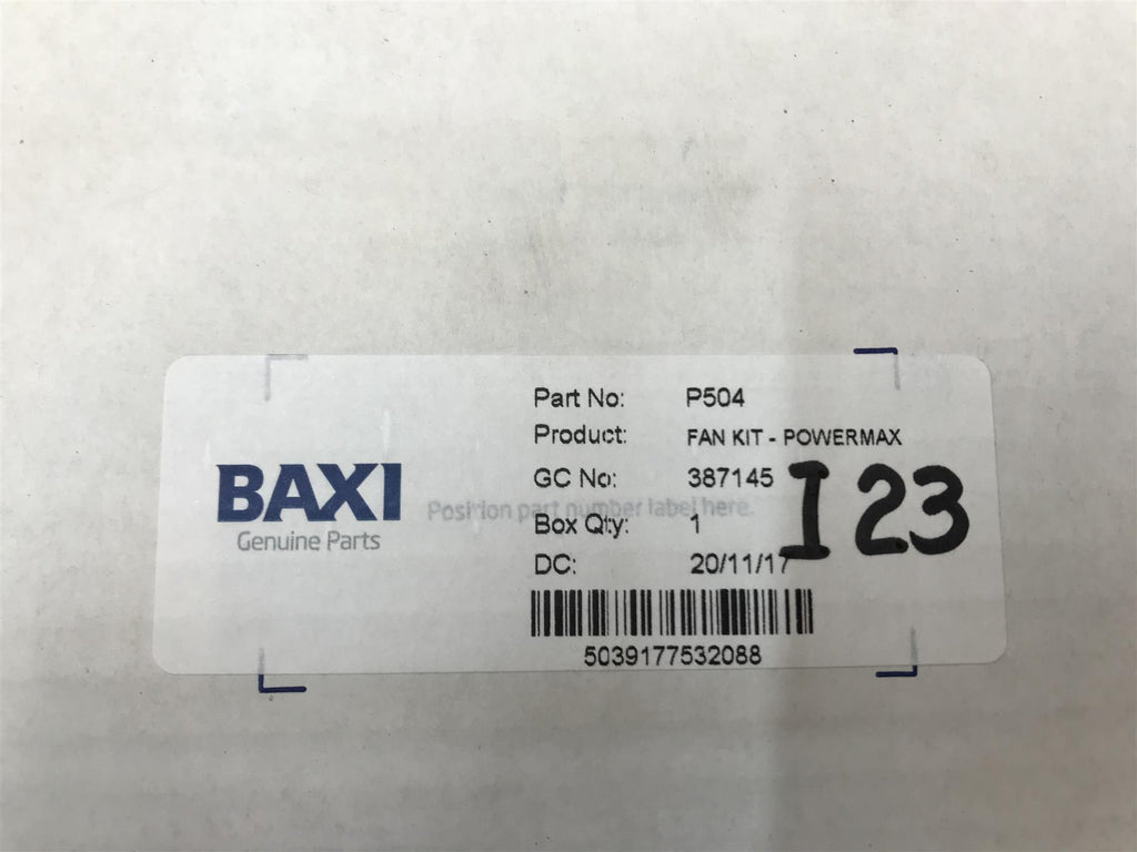 NEW POTTERTON POWERMAX FAN P504