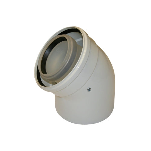 Worcester Bosch Flue 45 elbow 125mm 45 Degrees 7719003665
