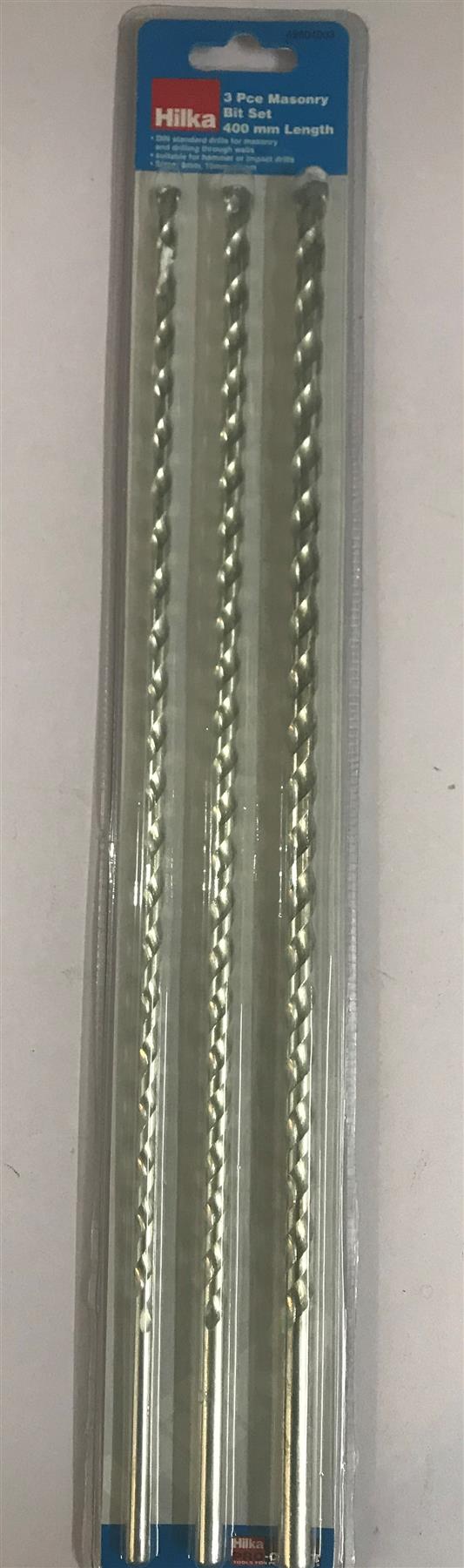 Hilka 3pc Masonry Bill Set 400mm  49804003