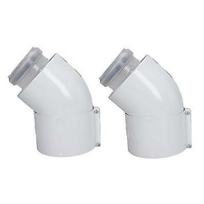 NEW VAILLANT 45 DEGREE FLUE BEND PAIR 303911