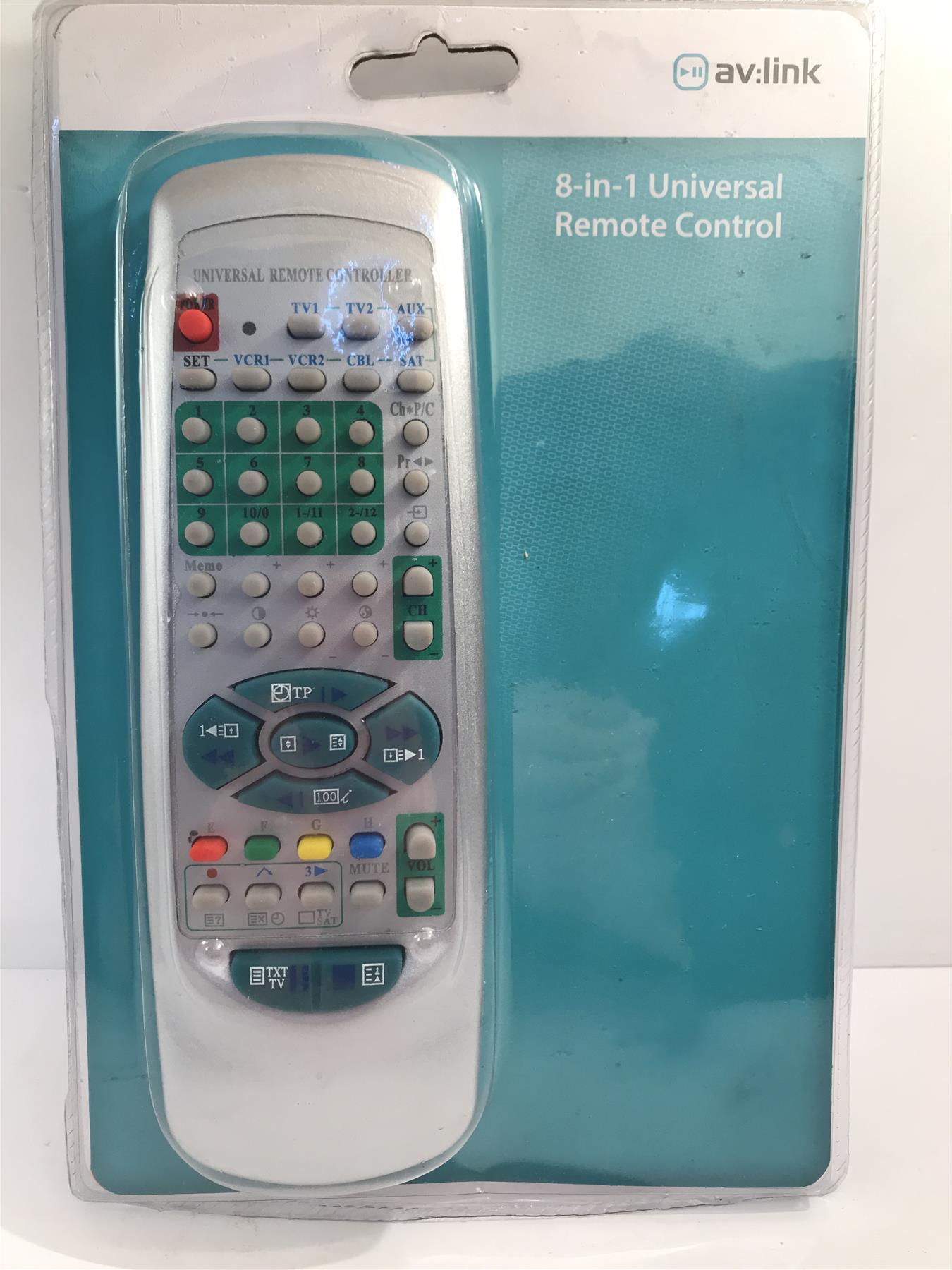 Av:Link 8-in-1 Universal Remote Control  149.503UK