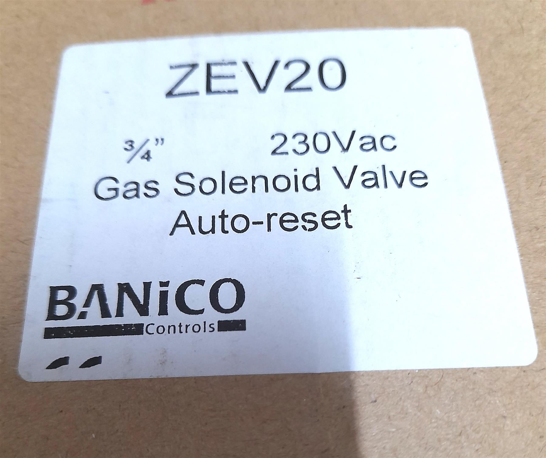 Banico Zev20 Gas Solenoid Valve