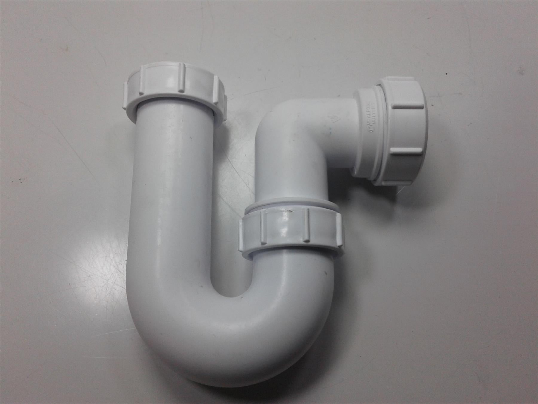 MCALPINE TUBULAR P TRAP 38MM WHITE