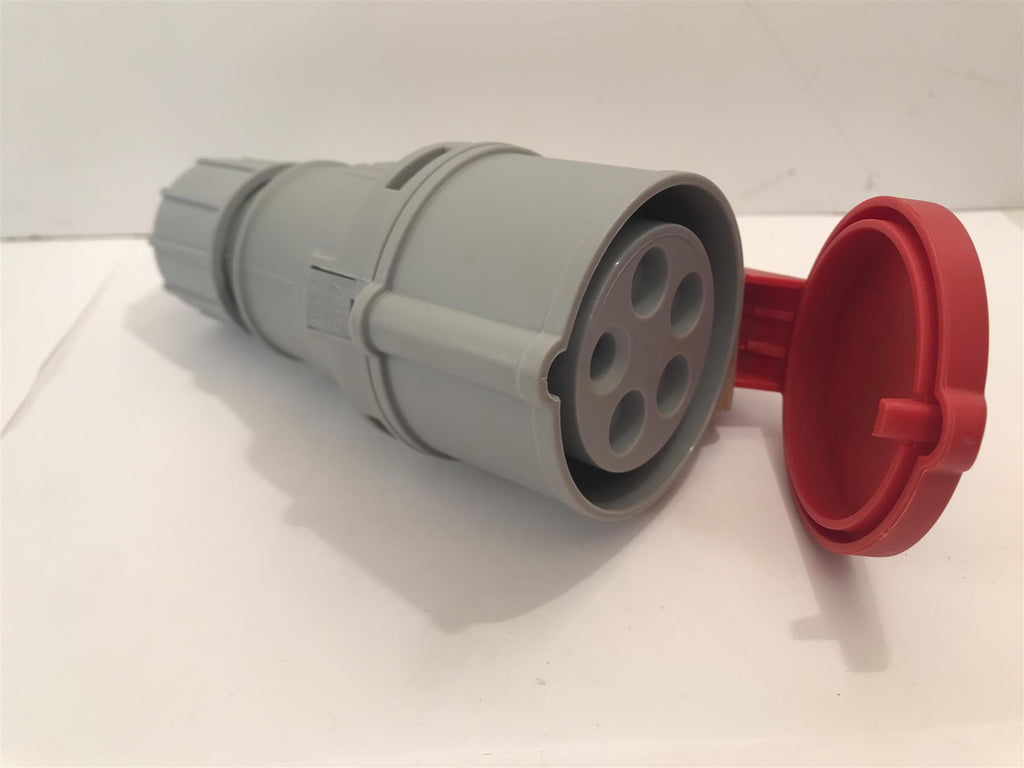 HTCN 16a 220-380V Red Female Industrial Socket IP44