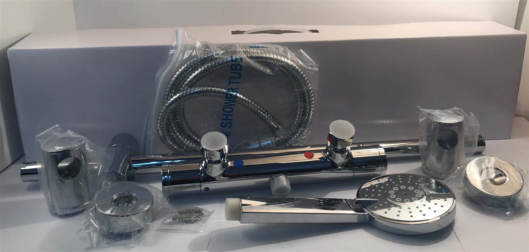 Plan Thermostatic Mixer Bar Shower with Adjustable Slide Rail Kit  SHO005PL