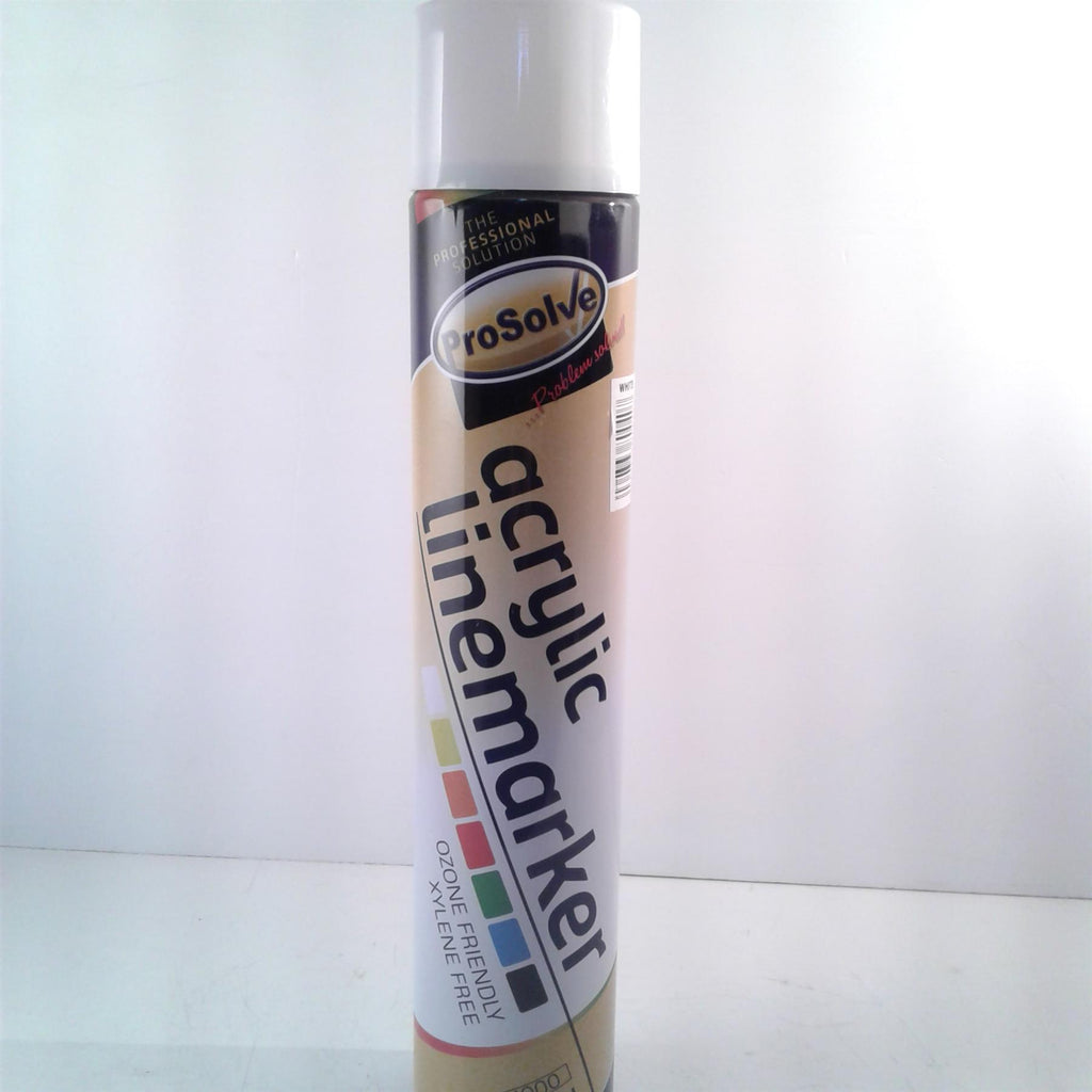 Prosolve White Acrylic Linemarker Xylene Free 750ml