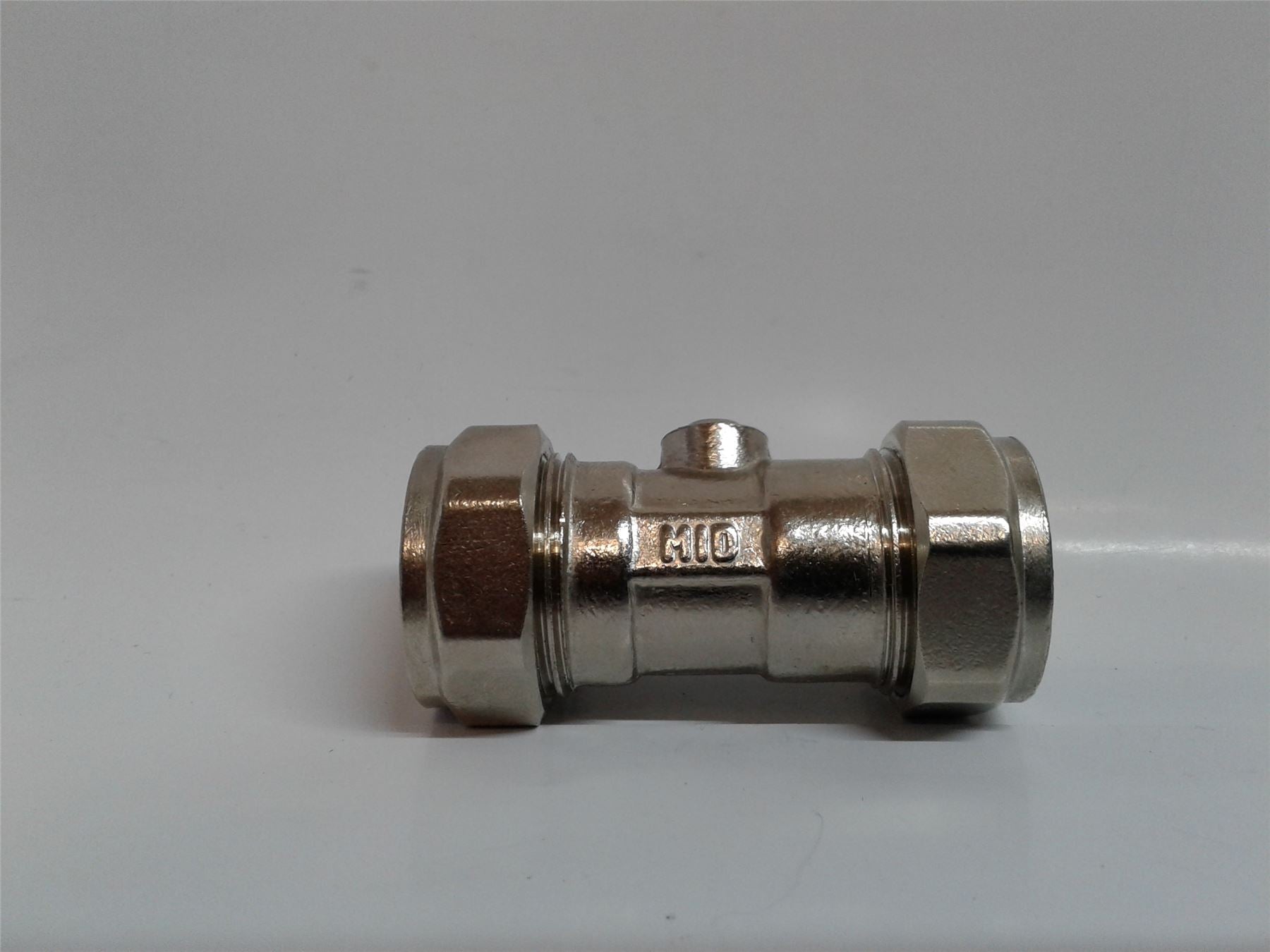 NEW WATER PLUMBING ISOLATOR VALVE 22MM CHROME PLATED EN1254-2