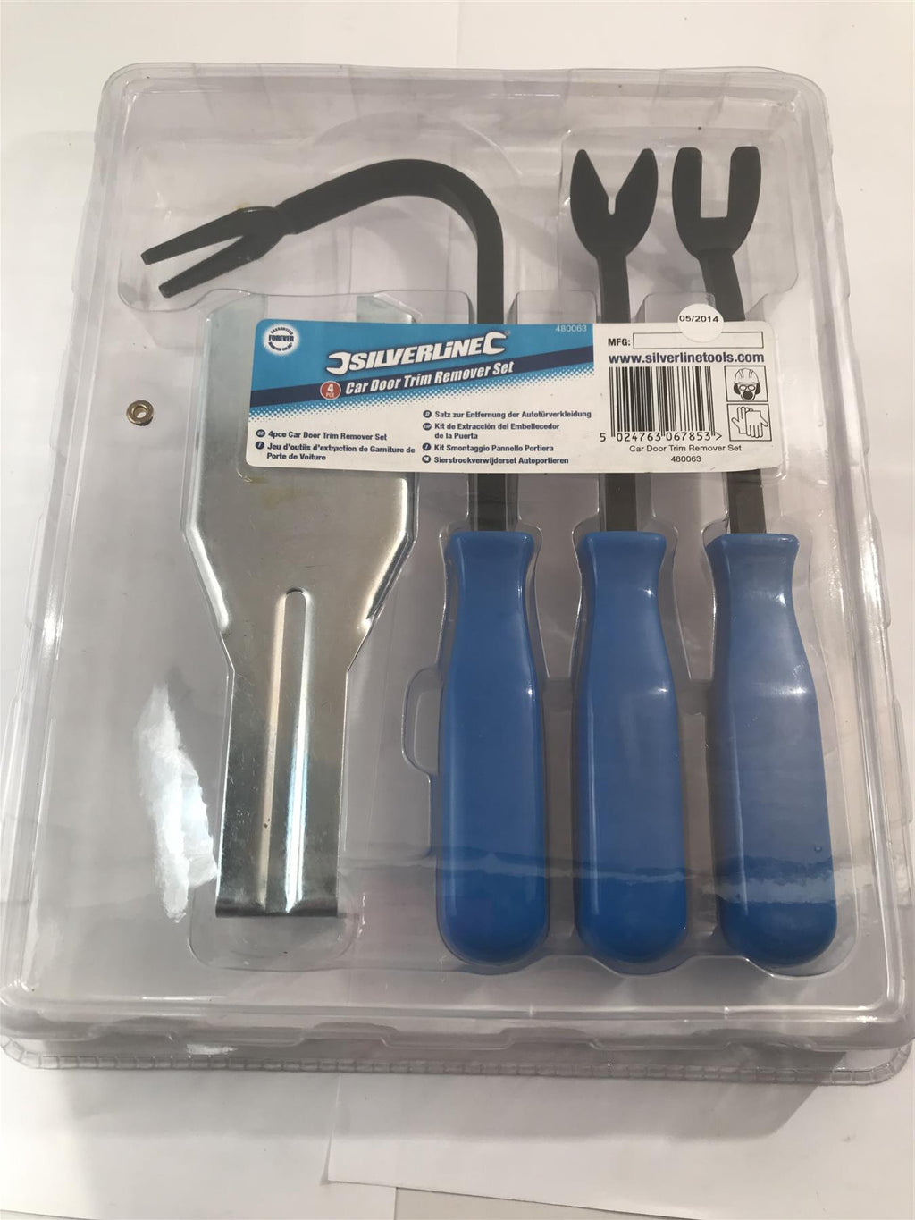 Silverline 4pc Car Door Remover Set  480063