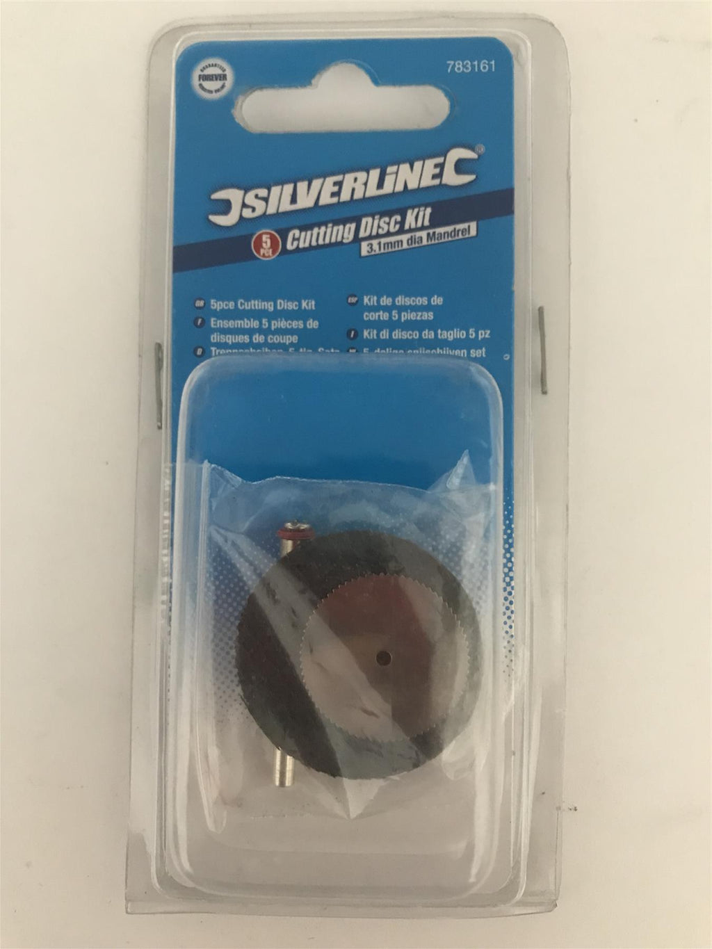 Silverline 5pc Cutting Disc Kit 3.1mm dia Mandrel  783161