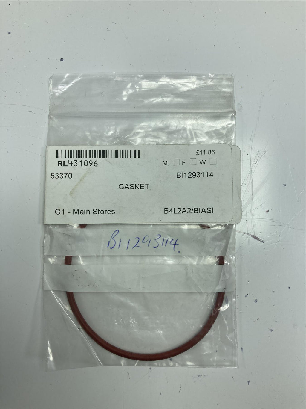 Biasi Part No: bi1293114 AIR-GAS GASKET