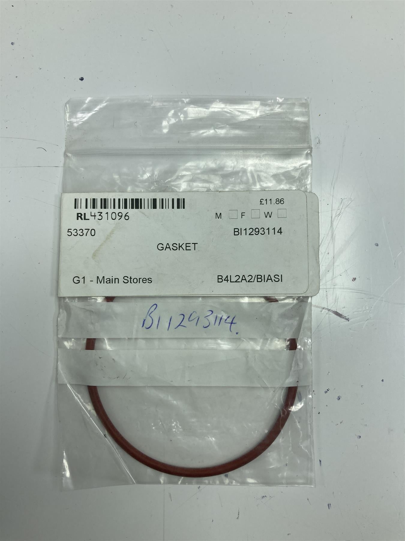 Biasi Part No: bi1293114 AIR-GAS GASKET