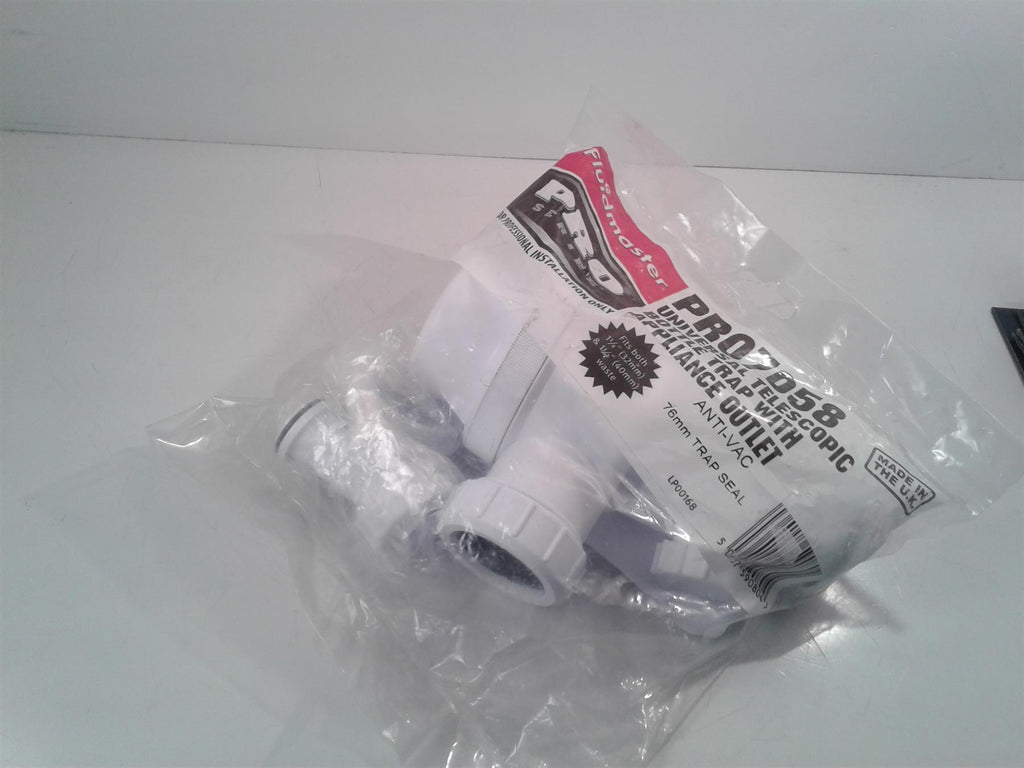 FLUIDMASTER PRO7058 UNIVERSAL TELESCOPIC BOTTLE TRAP ANTI-VAC