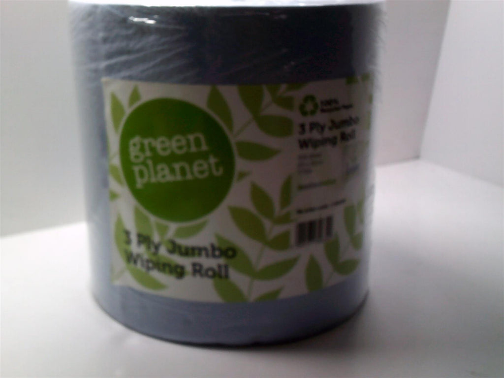 Green Planet 1x  3 Ply Jumbo Wiping Roll 500 sheets