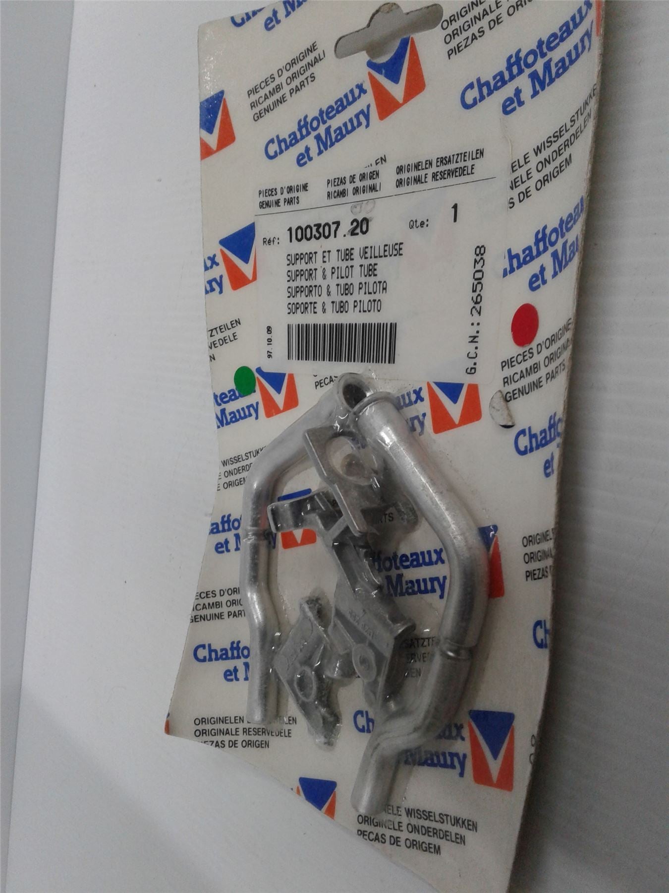 NEW CHAFFOTEAUX THERMOCOUPLE SUPPORT AND TUBE 100307.20