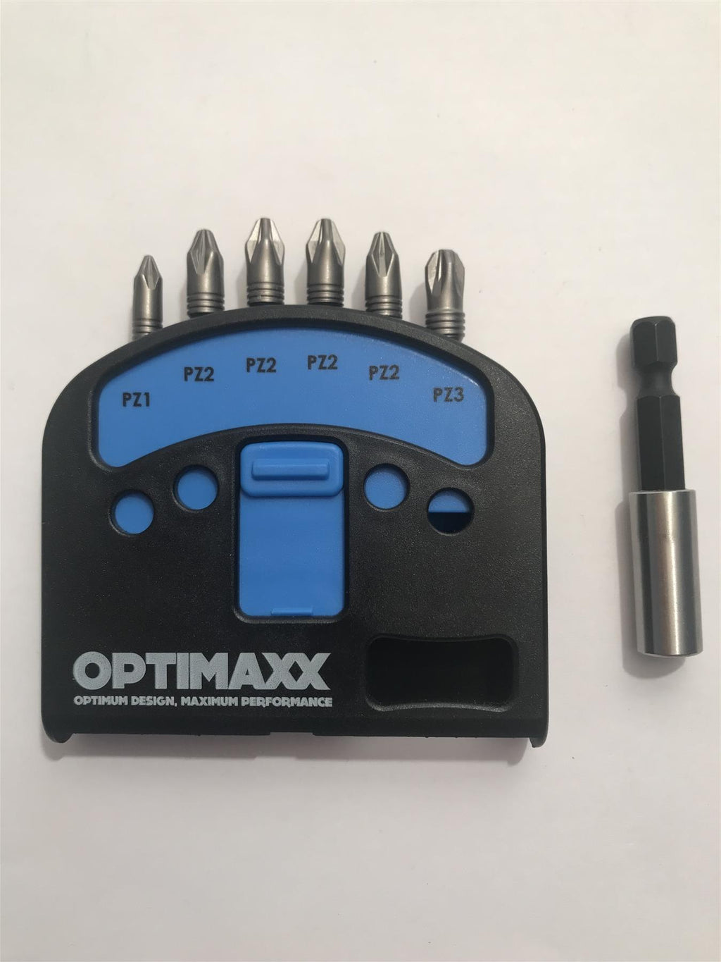 Optimaxx 7pc Impact Screwdriver Bit-Check Set & Bit Holder  - C788-SET7