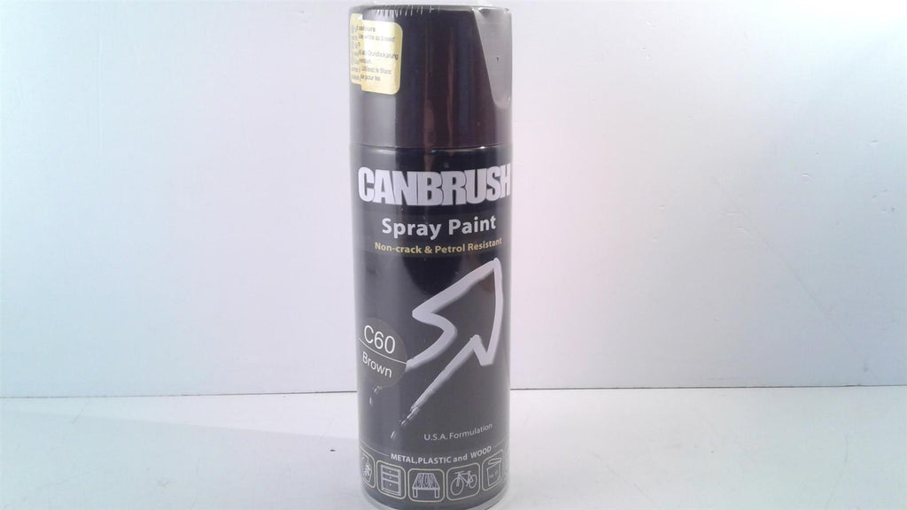 Canbrush Spary Paint C60 Brown for metal, plastic and wood