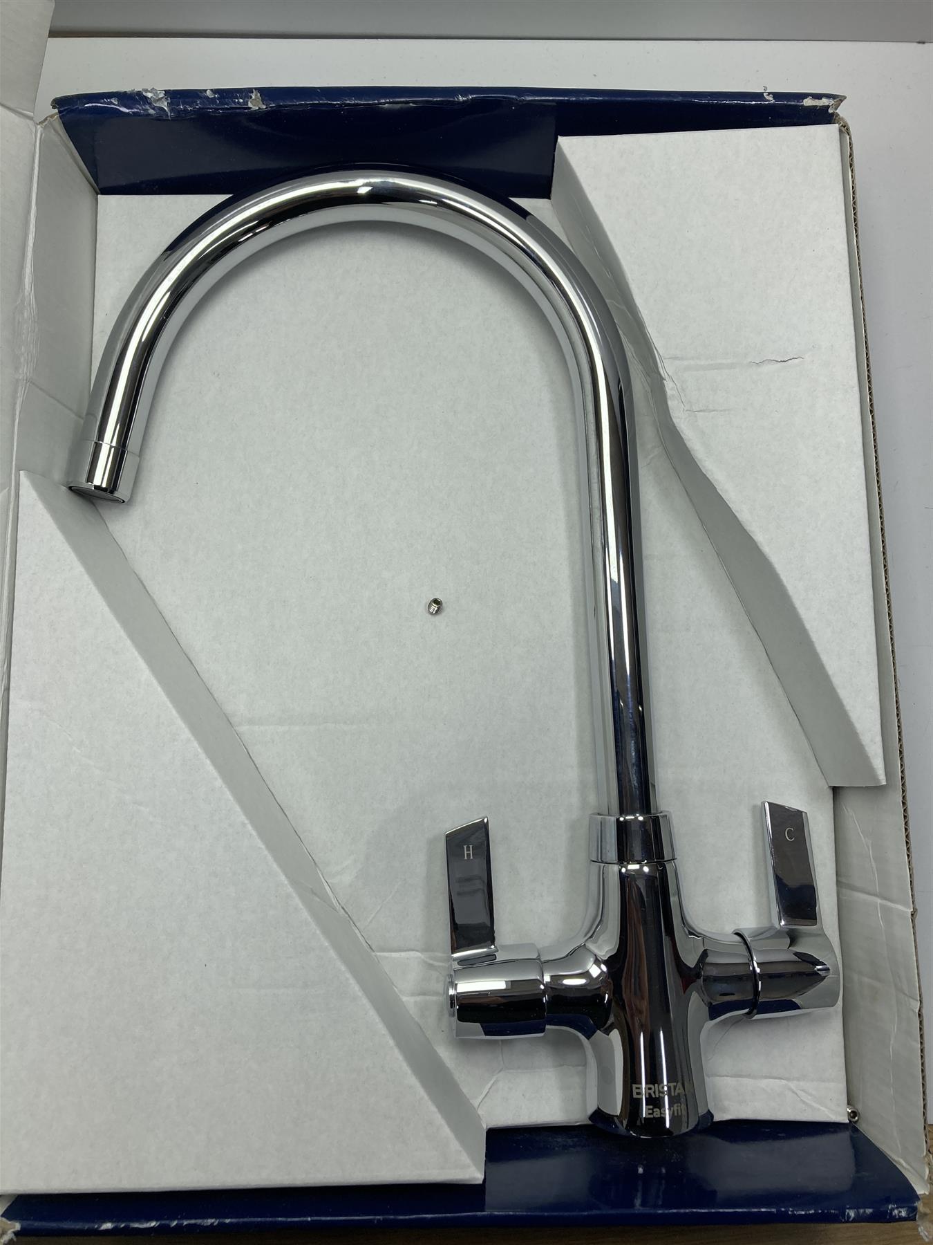 Bristan Echo Kitchen Sink Mixer Tap Double Lever Modern EasyFit Chrome