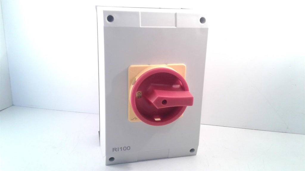 BS 100 Amp Rotary Isolator IP65 4-Pole RI100