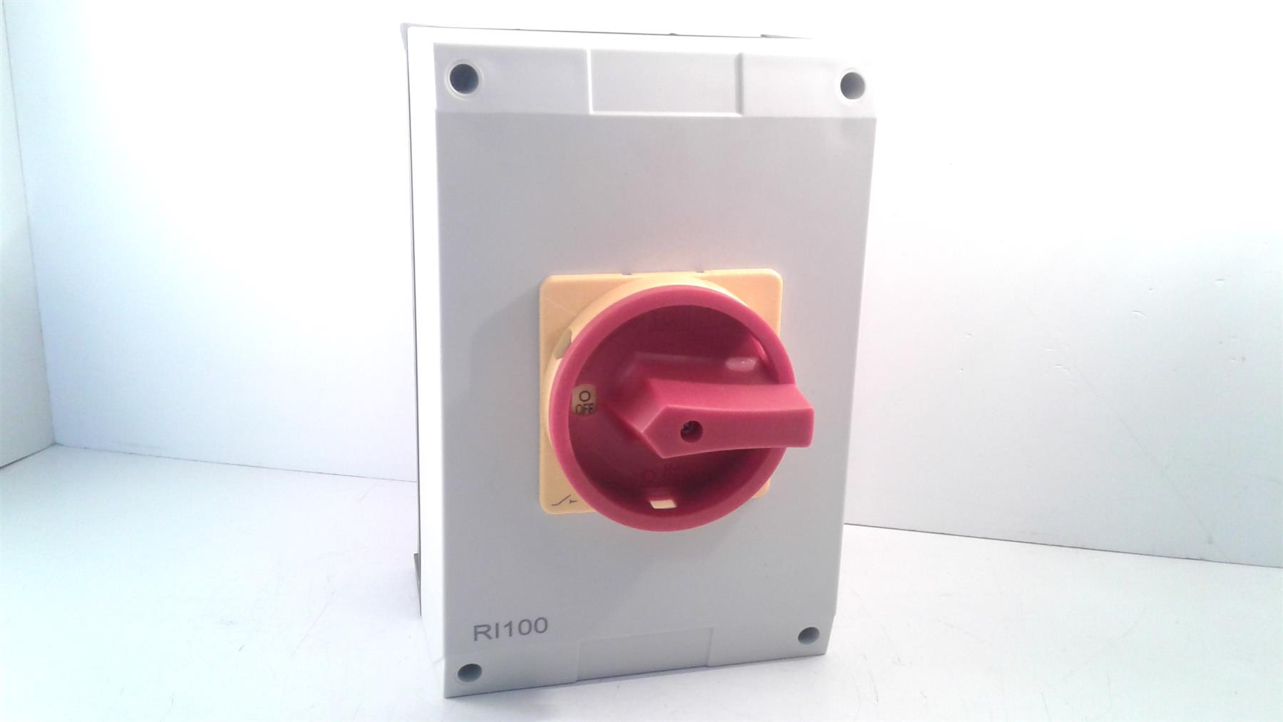 BS 100 Amp Rotary Isolator IP65 4-Pole RI100