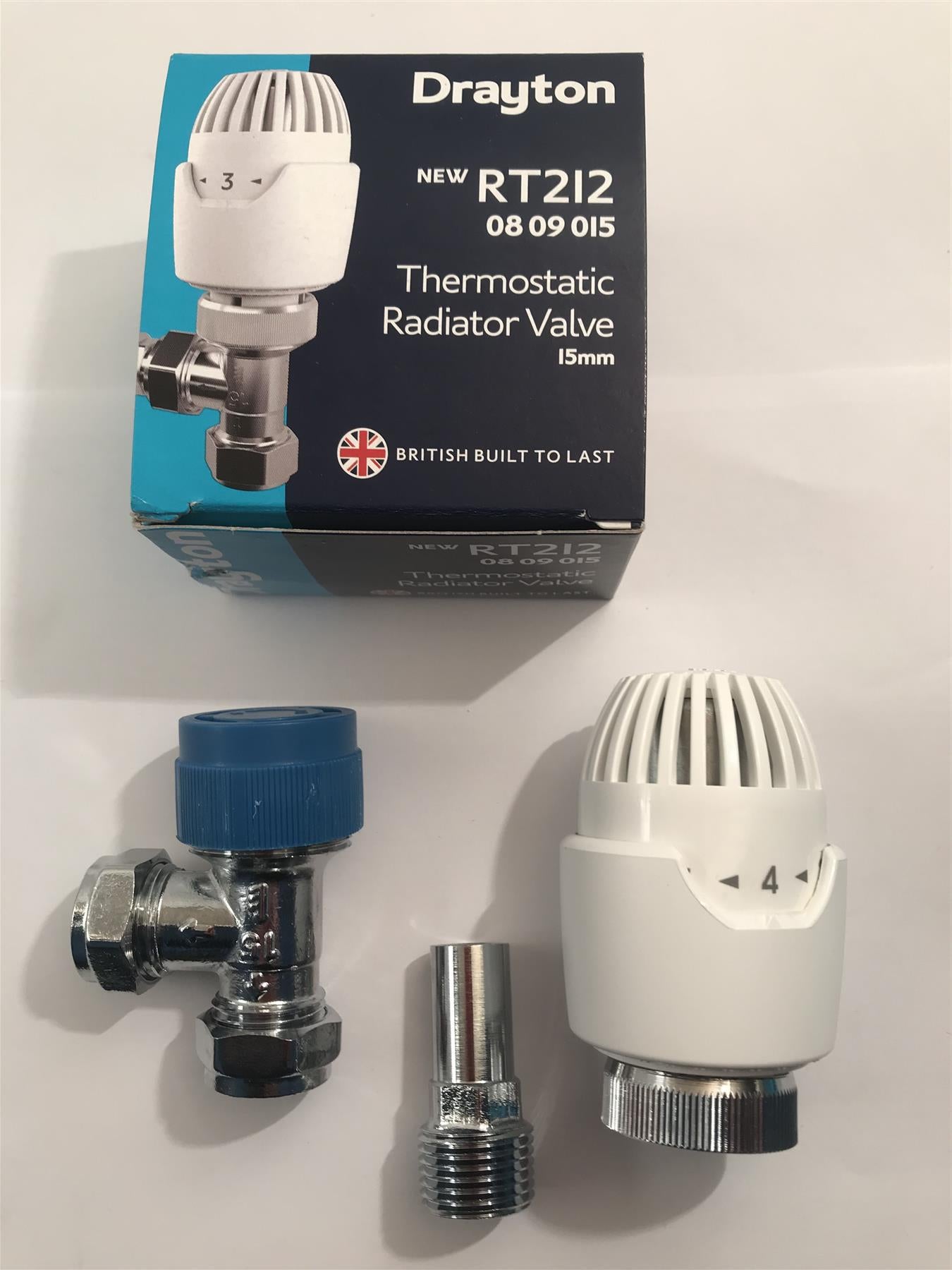 Drayton New RT212  0809015  Thermostatic Radiator Valve 15mm