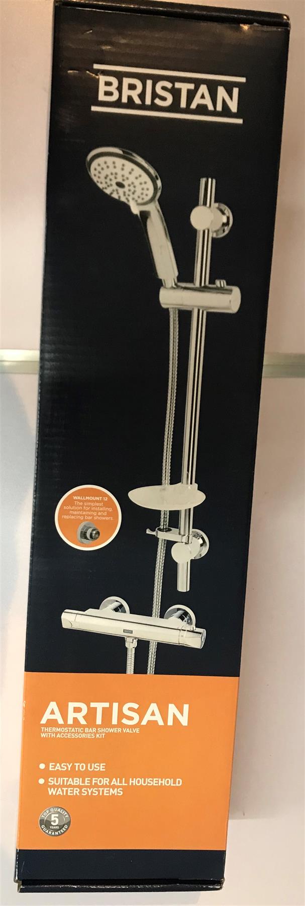 Bristan AR2 SHXMTFF C Artisan Thermostatic Bar Shower Valve with Accessories