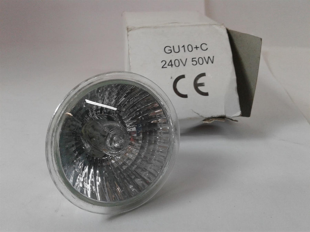 NEW 240V 50W Halogen Light Bulb GU10+C 50mm COOKER SPOTLIGHT