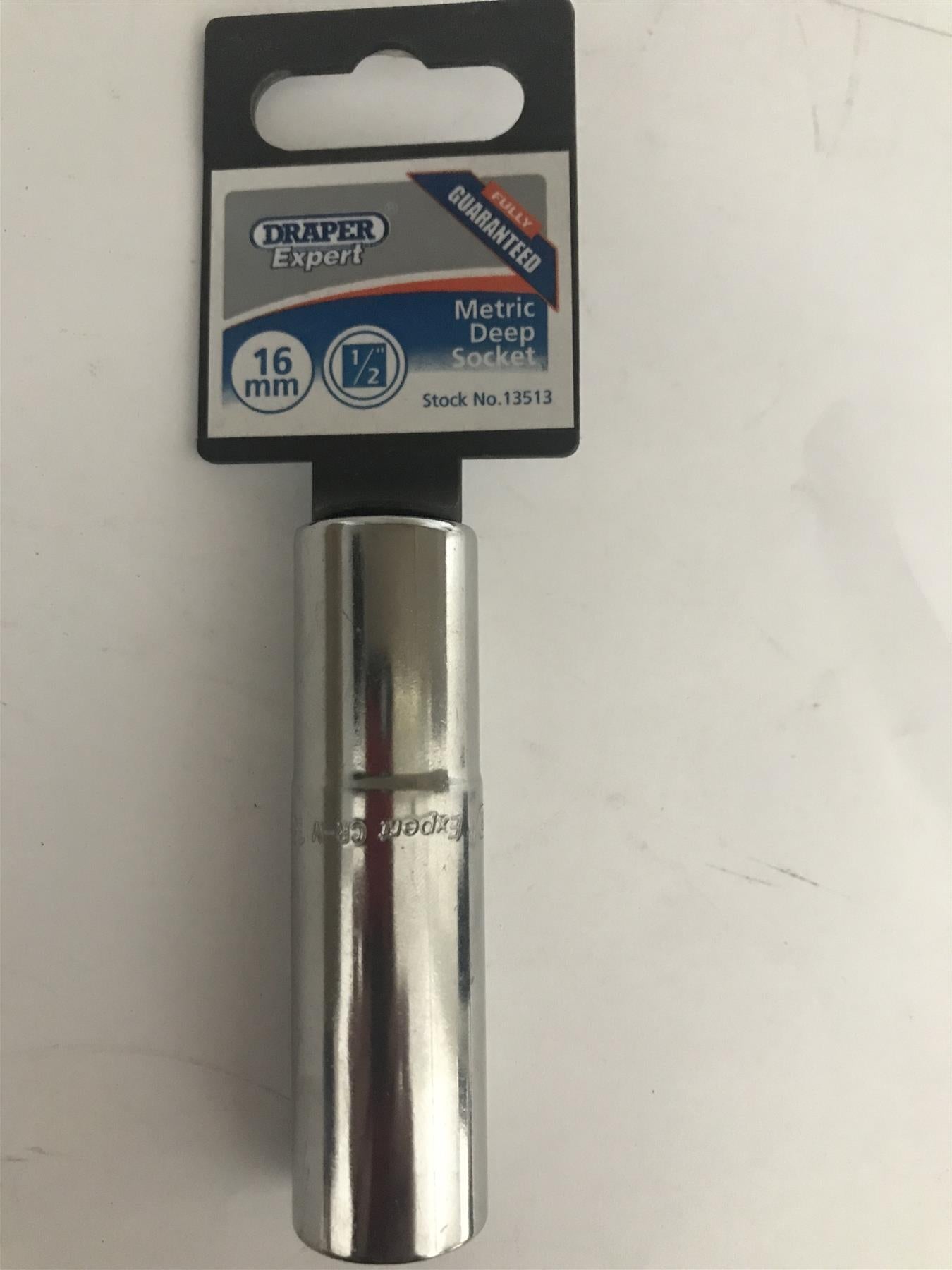 Draper 13513 Expert 16mm 1/2" Drive Deep Socket