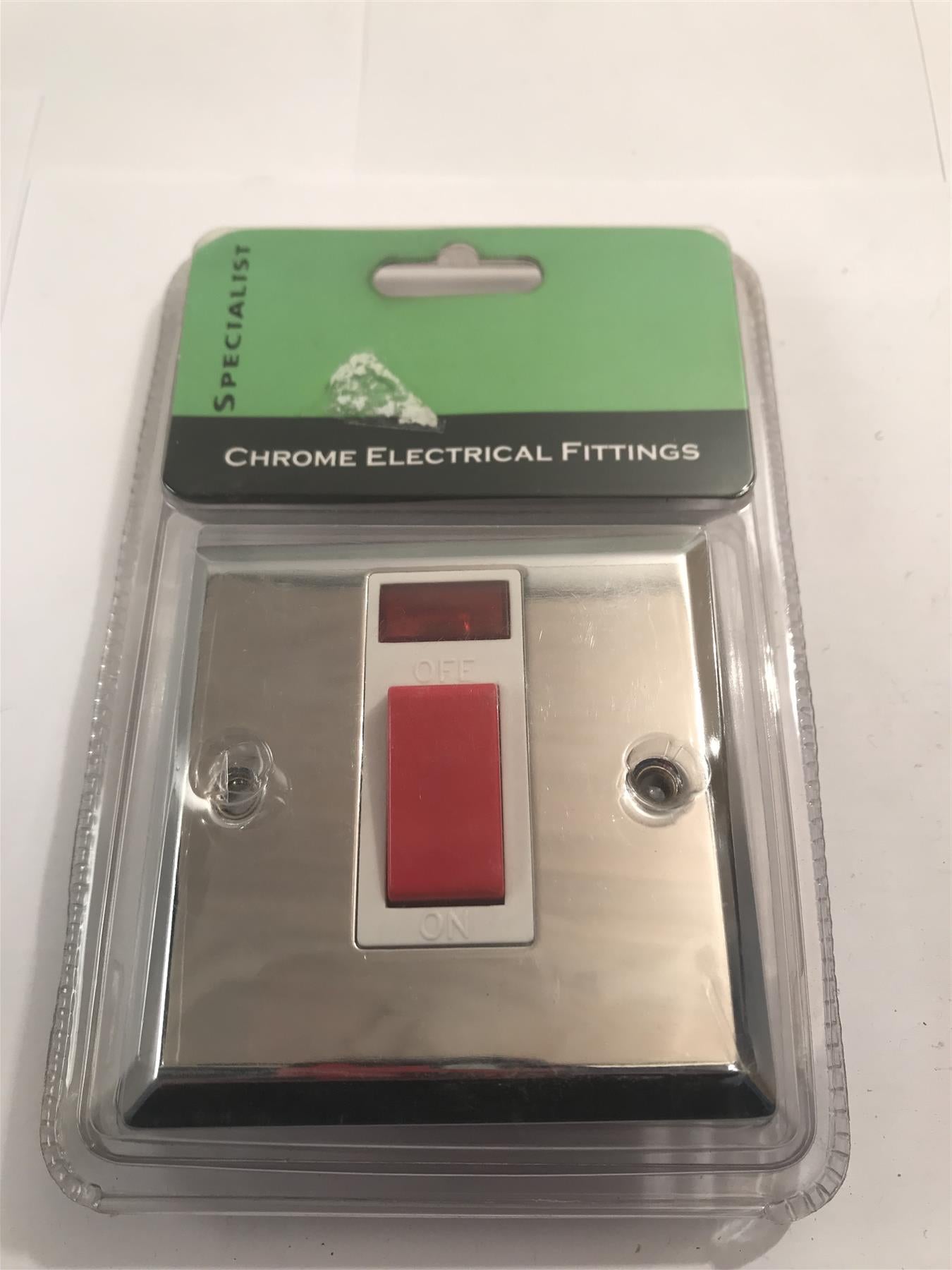 Specialist 45a DP Switch & Neon Polished Chrome white Insert