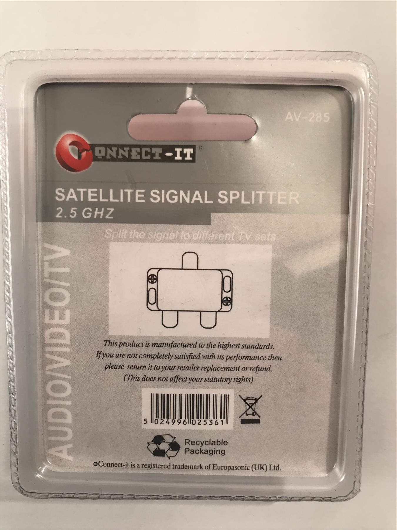 Cionnect-It Satellite Signal Splitter 2.5 GHZ  AV-285