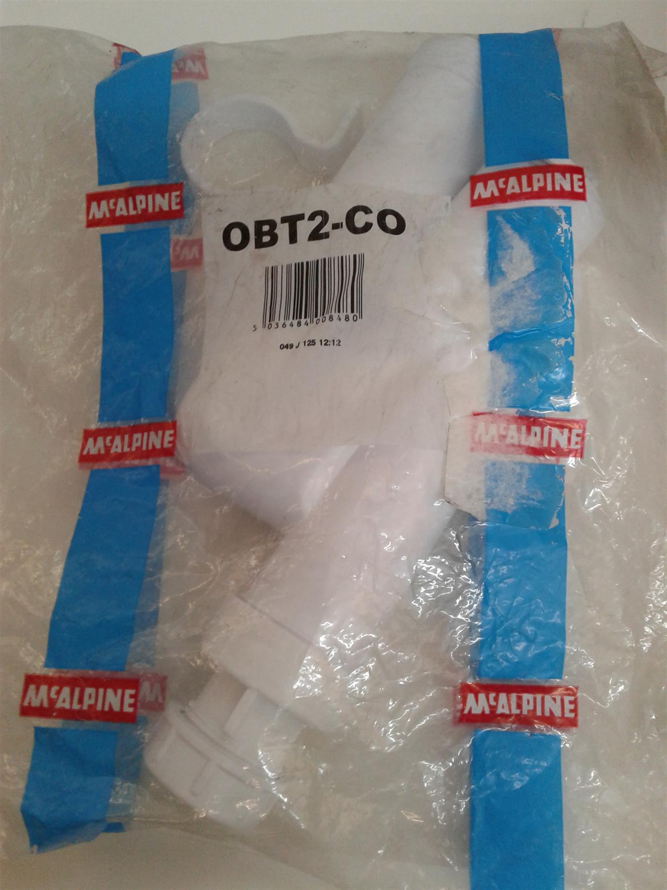 New McAlpine OBT2-CO 1¼" Offset Trap