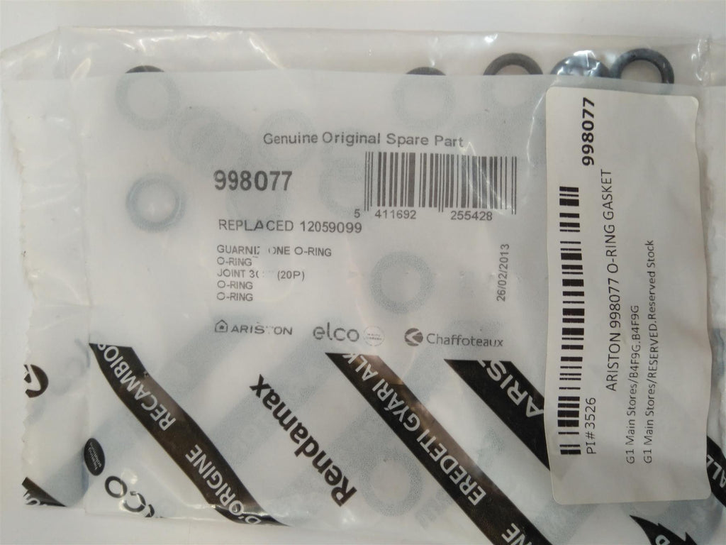 NEW ARISTON ORING 998077 (20PACK)