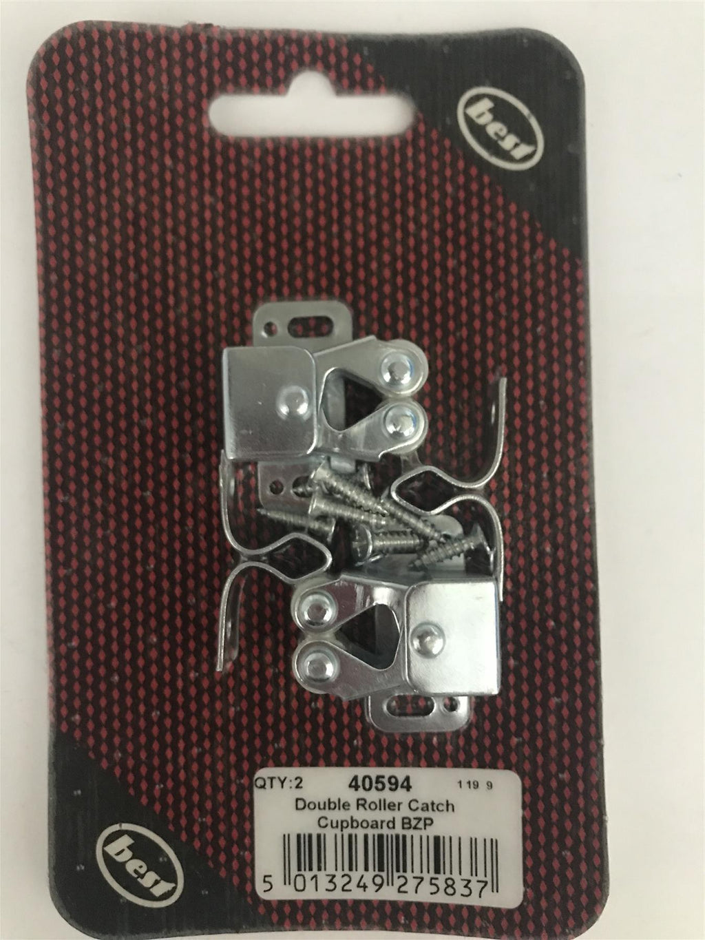 Best double Roller Catch for Cupboards Zinc Plated (2 Pk)  40594
