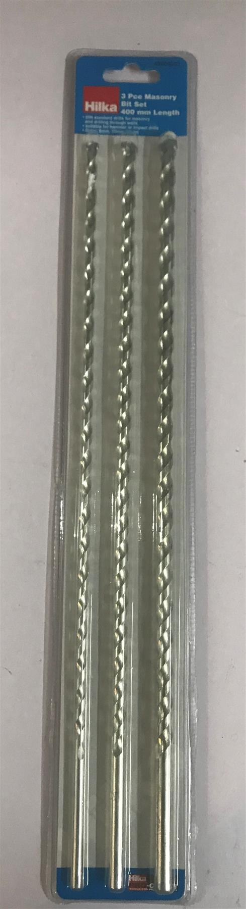 Hilka 3pc Masonry Bill Set 400mm  49804003