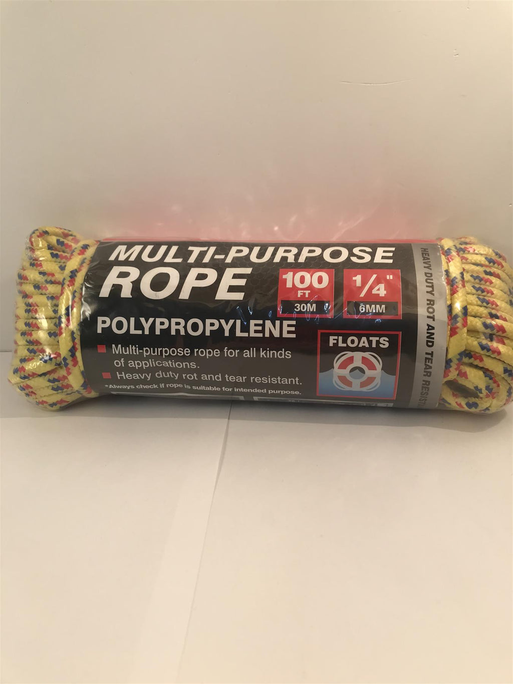 DEKTON 1/4" X 100FT MULTIPURPOSE ROPE, DT70410